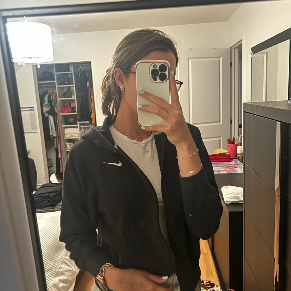 Nike cropped zip up